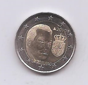 LUXEMBURGO DEL AÑO 2010 DE 2 EUROS CONMEMORATIVAS